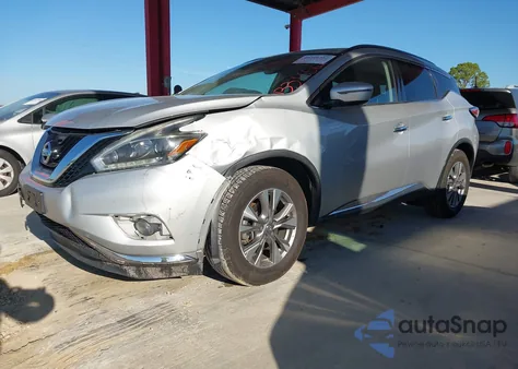 2018 Nissan Murano Sv из США, поврежденный, VIN 5N1AZ2MH1JN167943